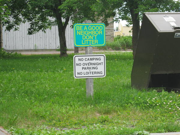 Ignace Park Sign