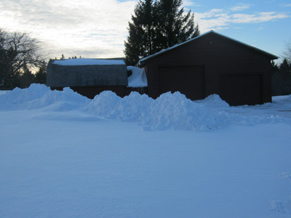 Huge Piles of Snow